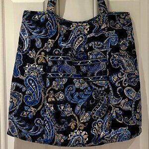 Curvy Tote in Windsor Navy by Vera Bradley